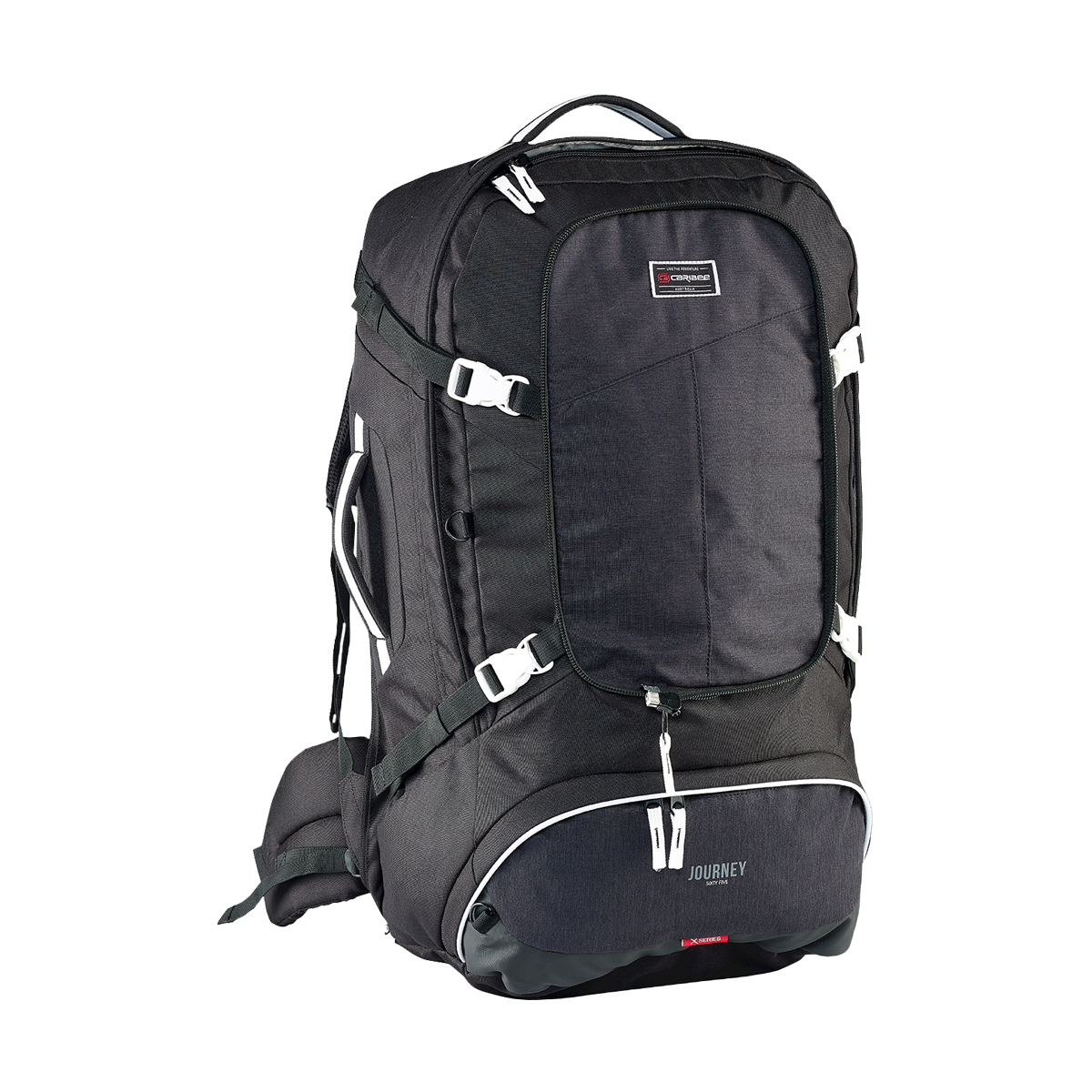 Caribee fast track 75 black wheeled backpack sales