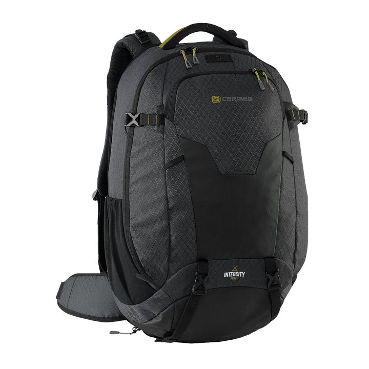 Caribee fast track 2025 75 black wheeled backpack